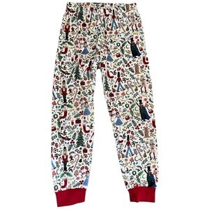 Pottery Barn Rifle Paper Co Cotton Kids Nutcracker Holiday PJ Pants Size 6